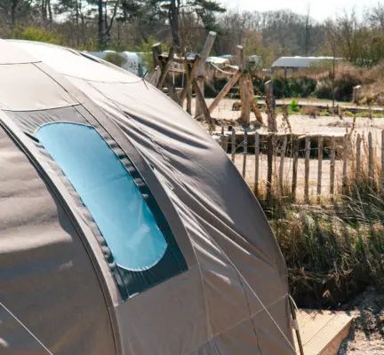 dune tent deluxe is glamping in de duinen van castricum